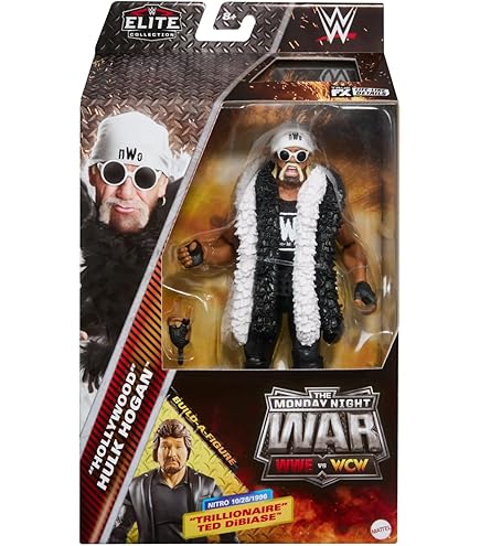 Mattel WWE Elite Ultimate Hulk Hogan 新品 WWE Ultimate Edition Hulk Hogan Action Figure, 6